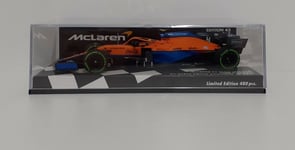 MINICHAMPS 1:43 Modèle Die Cast Auto F1 Mclaren Mercedes Lando Norris Gp 2021