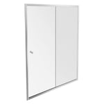 Jacob Delafon Paroi Douche Serenity, 140 cm, Porte coulissante réversible Instal. Niche