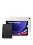 Samsung Galaxy Tab S9 256Gb Beige With Book Cover Keyboard With Trackpad