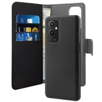 Puro – OnePlus 9 Pro Wallet Detachable, Black (OP9PBOOKC3BLK)