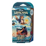 Ravensburger Disney Lorcana TCG : Deck préconstruit 1 Joueur La Mer Azurite - Ambre & Rubis, dès 8 Ans