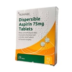 Numark Dispersible Aspirin 75mg - 28 Tablets - (MAX 3 PER CUSTOMER)