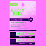 Medicated Lip Balm Blister Box 0.15 Oz by Burts Bees