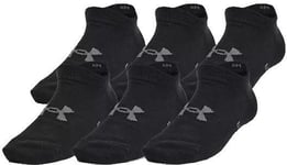 UA Yth Essential No Show 6pk-BLK