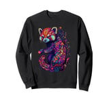 Aesthetic Red Panda Graphic Cute Red Panda Women Girls Sweatshirt