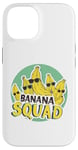 Coque pour iPhone 14 Banana Squad Lunettes de soleil amusantes assorties Motif fruits