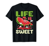 Watermelon Love Fruit Summer Melon Life is Sweet T-Shirt