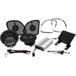 Högtalarkit wild boar audio - 400 watt svart krom högtalare och förstärkarkit wbarg kit.2r