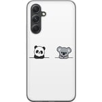 Samsung Galaxy S24 FE Genomskinligt Skal Panda Koala