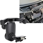 New Car Handheld Radio And Mic Vent Mount Adjustable Stable Black Phone Air Outl