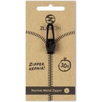 Zlideon Zlideon Normal Metal Zipper L - Black - - L- Naturkompaniet