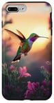 Coque pour iPhone 7 Plus/8 Plus Fleur de colibri