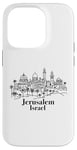 iPhone 14 Pro Jerusalem Israel Skyline Jewish Israeli Souvenir Women Men Case