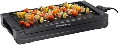 Plancha Electrique [Barbecue Interieur & Exterieur] Fiesta(Plaque Antiadhesive Amovible,Reglage De Temperature,Bac E Graisse,Câble Detachable,2400W)Grill Electrique 22550-56