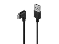 Lindy 32000, 0,5 M, Usb A, Usb C, Usb 2.0, Sort