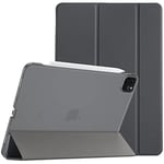 ProCase Smart Case for iPad Air 13 (M2) 2024/iPad Pro 12.9 2022/2021/2020/2018, Slim Stand Hard Back Shell Smart Cover for iPad Air 13”(M2)/iPad Pro 12.9” 6th Gen/5th Gen/4th Gen/3rd Gen -Grey