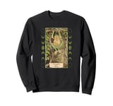 The Hanged Man Frog Tarot Style Graphic, Cool Novelty Frog Sweatshirt