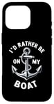 Coque pour iPhone 16 Pro I Don't Need Therapy Boat Cruise Yacht