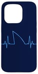 Coque pour iPhone 15 Pro Shark Heartbeat Minimaliste Ocean Sea Animal Cute Shark Lover