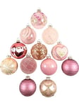 Det Gamle Apotek 12 pcs - Christmas Ornament box - Pink