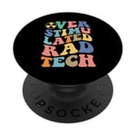 Radiology Tech Radiologiste amusant surstimulé Rad Tech PopSockets PopGrip Interchangeable