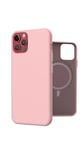 APPLE MAG Case Coque Silicone IPHONE 12 Pro Max Rose