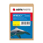 Compatible avec HP 951 XL (CN048AE) Agfa Photo APHP951YXL Cartouche d'encre Jaune