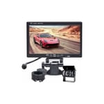 Caméra de Recul sans Fil Kit Système, IP68 Étanche Vision Nocturne + 7' Moniteur pour rv Remorques de Camions