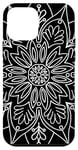 Coque pour iPhone 12 mini White Indian Mandala