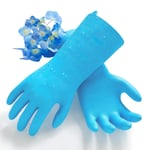 Gants De Ménage Avec Doublure, Gants De Nettoyage¿Gants De Vaisselle En Tpe Pour Cuisine, Salle De Bain, Jardin, Sans Latex, Super Épais