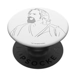 The Big Lebowski The Dude Portrait Sketch PopSockets Swappable PopGrip