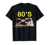 80's Vinyl Records Player T-Shirt