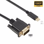 To VGA Adapter USB 3.1 to VGA Cable Type C to VGA Cable USB C to VGA Converter