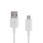 Samsung Micro-USB-kaapeli 1m, valkoinen väri (ECB-DU4AWE)