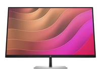 HP E32K G5 - E-Series - écran LED - 31.5" - 3840 x 2160 4K UHD (2160p) @ 60 Hz - IPS - 350 cd/m² - 1000:1 - 5 ms - HDMI, DisplayPort, USB-C - haut-parleurs - tête noire, noir et argent (support)