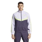 Bayern München Track Top Woven - Silver/Gul - adidas, storlek Small