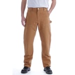 Carhartt Mens Duck D. Front Logger Utility Pockets Pants Trousers - Brown - Size 36W/30L