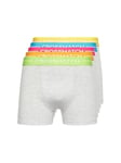 Crosshatch Lot de 5 boxers multicolores pour homme - Coffret cadeau pour vos amis, petit ami ou mari. Les boxers sont disponibles dans les tailles : S, M, L, XL, XXL, Gris astral chiné, M