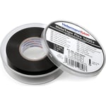 10 stk HelaTape Flex 1000+ 19 mm x 6 m, elektrisk vinyltape, svart