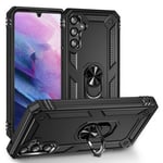 Samsung Galaxy A34 5G      Military Armour Ring Case    Black