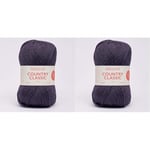 Sirdar Country Classic 4 Ply, Navy (952), 50g (Pack of 2)