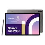 Samsung Galaxy Tab S9 FE+ Tablette, 12.4" 5G 128Go, S Pen inclus, Batterie longue durée, Certification IP 68, Anthracite, Version FR