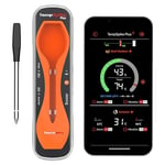 ThermoPro TempSpike Plus Thermomètre de Cuisine Sans Fil 600FT avec Sonde Mince Améliorée, Thermomètre à Viande Bluetooth pour Grillades, Thermomètre Alimentaire pour BBQ, Rôtisserie