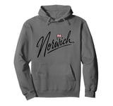 Norwich City United Kingdom UK Flag Travel Minimalist Pullover Hoodie