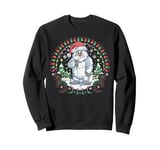 Vintage Yeti Christmas Abominable Snowman Holiday Adventure Sweatshirt