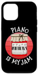 Coque pour iPhone 12/12 Pro Piano Is My Jam, Pianist, Piano, Professeur de musique