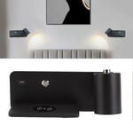 LED Wall Light USB Interface Wireless Charging LED Wall Lamp For Living Room Bed