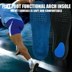 Flat Foot Orthopedic Insoles Shoes Inserts Arch Support Pad D 44-47