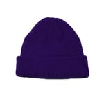 (Purppura)Miehet Naiset Neulottu Hattu Pipo Skullcap Sailor Cap Cuff Brimless Retro Navy Style Unisex HipHop Elastinen Lämmin Talvi Ski Pipo