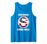 Average Sigma Male Meme Shirt Sigma Shirt Rizz Brainrot Tank Top